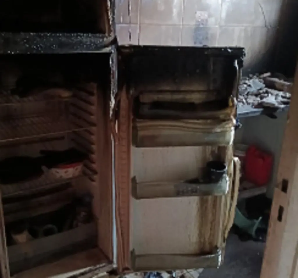 Principio de incendio en sala velatoria de Barrio Anacleto Medina