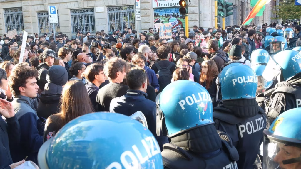 Protestas en Europa dejan saqueos e incidentes en España e Italia