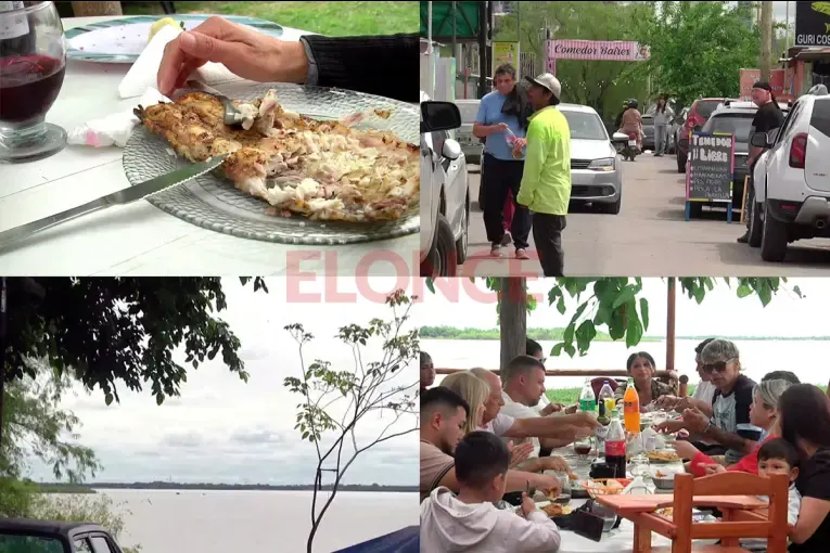 Puerto Sánchez se llenó de visitantes que disfrutaron del pescado, la música y el río