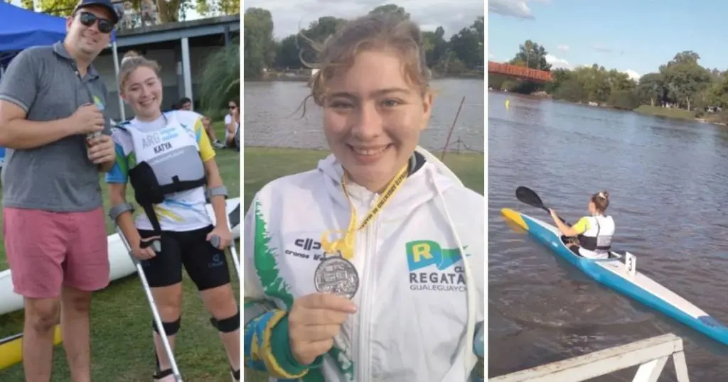 Quién es Katya Unrein, la paratleta entrerriana que competirá en el Mundial de Canotaje este miércoles