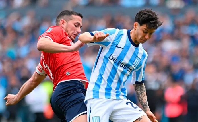 Racing e Independiente empataron 1 a 1 en un clásico caliente