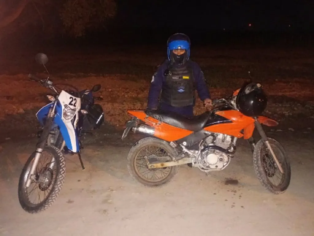 Recuperaron moto que había sido robada en calle 25 de Mayo