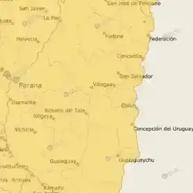 Renovaron la alerta por tormentas fuertes para Entre Ríos
