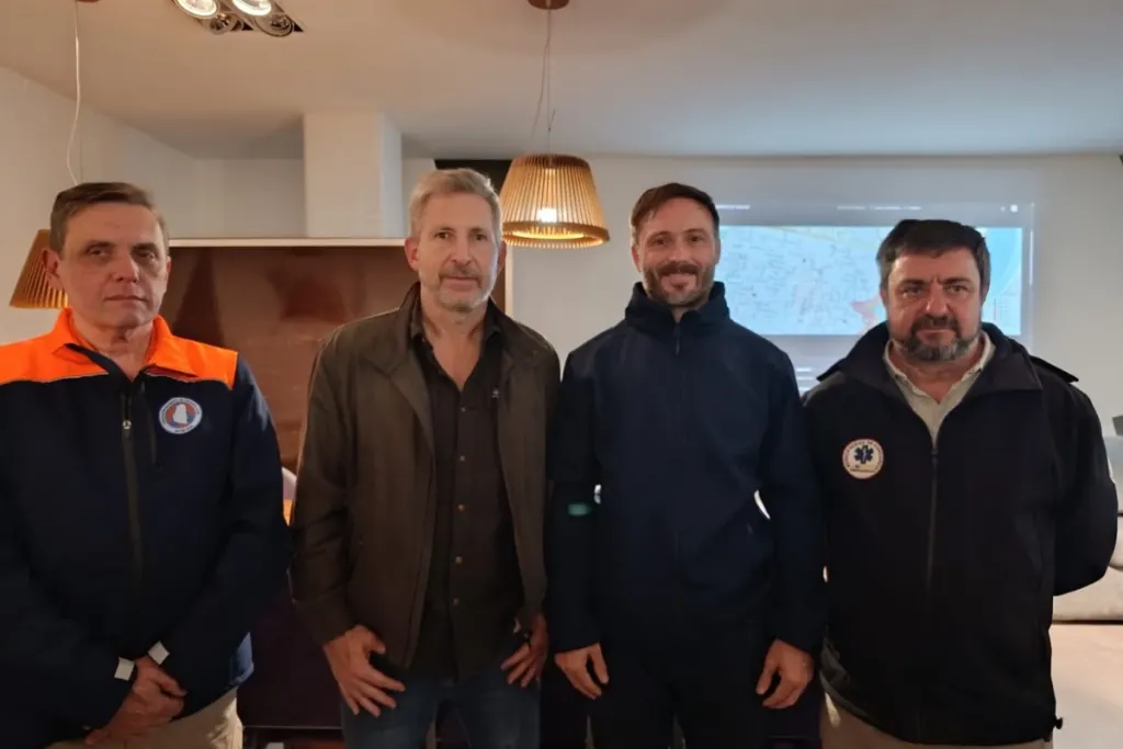 Reunión del COE: «Seguimos trabajando en estar cada día mejor preparados», dijo Azcué junto a Frigerio