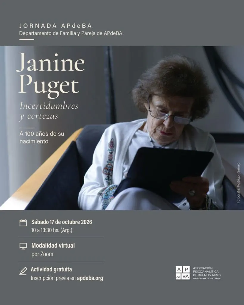 Roberta Gorischnik, ha sido convocada como oradora al homenaje a Janine Puget