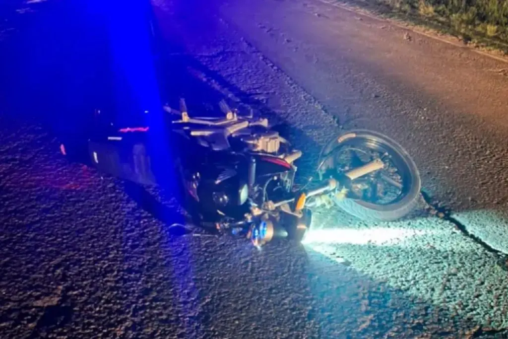 Ruta 18: Hospitalizaron a joven motociclista que chocó contra un ciervo
