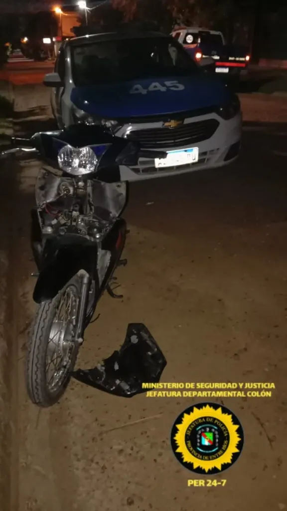 San José: encontraron una motocicleta abandonada y confirmaron que había sido robada