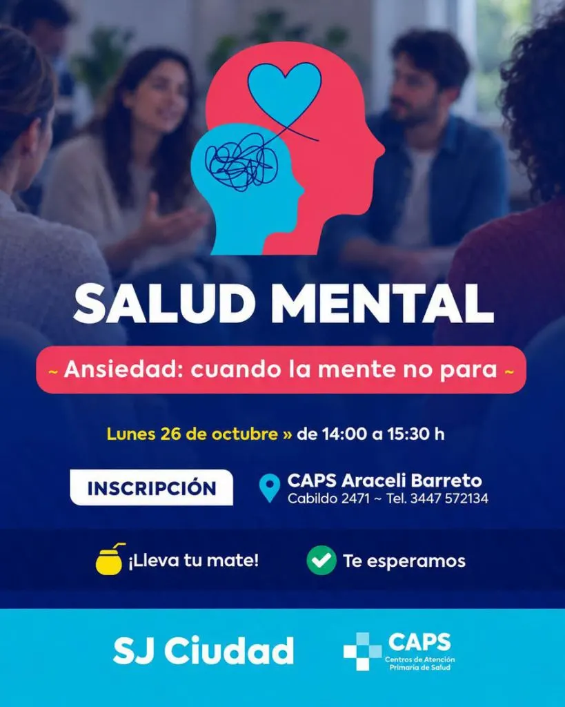 San José profundiza sus políticas de cuidado con un nuevo Taller de Salud Mental sobre Ansiedad