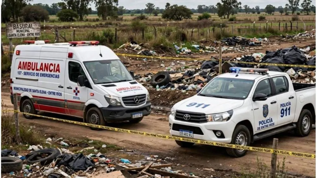 Santa Elena: joven fue hallado gravemente herido en el basural