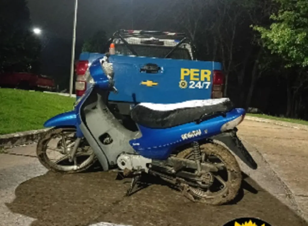 Santa Elena: Recuperaron moto robada