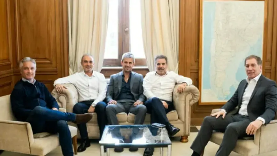 Santilli recibió al PRO en Casa Rosada para avanzar con el Presupuesto y la reforma electoral
