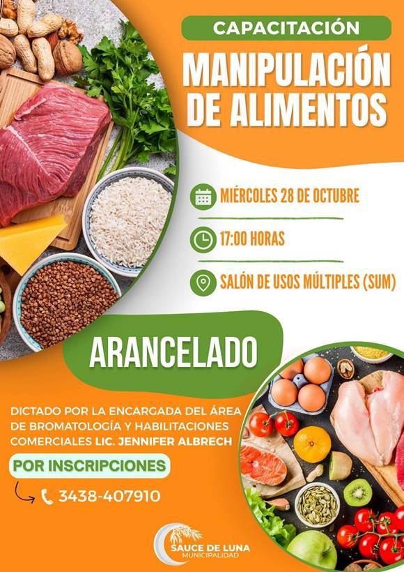 Sauce de luna: Capacitación en manipulación de alimentos