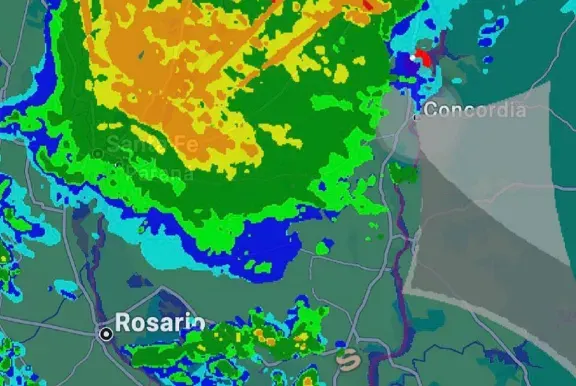 Se emitió una alerta amarilla por tormentas para Gualeguaychú