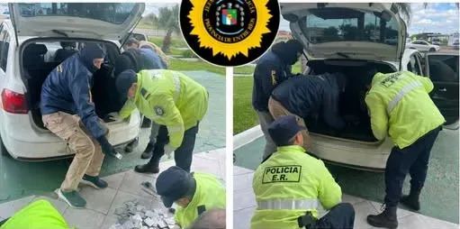 Secuestran 38 mil pastillas en la Ruta 14