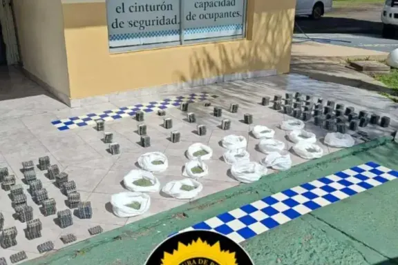 Secuestraron más de 38.000 pastillas ocultas en un auto en la Ruta 14