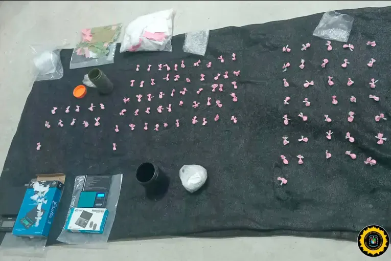 Seis detenidos y más de 220 envoltorios de cocaína secuestrados tras tres allanamientos en Paraná