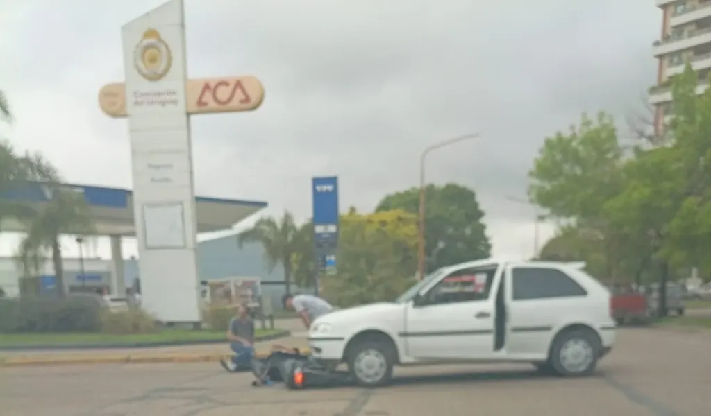 Siniestro vial en la zona de la YPF del Cementerio