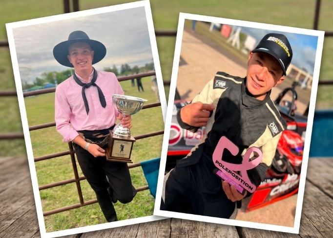 Tiziano y Alex Cantero de V. María, campeones en C. del Uruguay y S. Fe