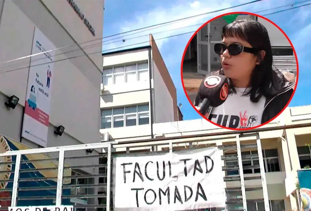 Tomaron la Facultad de Trabajo Social en Paraná