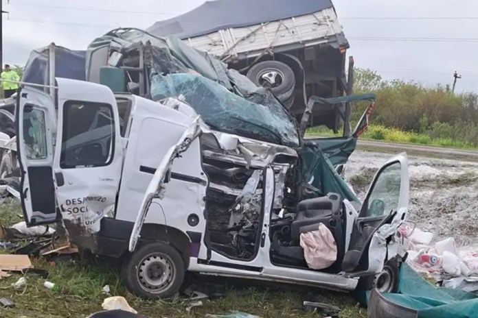 Tres muertos en un choque frontal sobre la ruta 39 en Entre Ríos