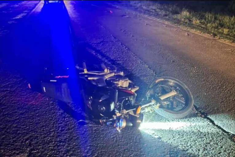 Un motociclista chocó contra un ciervo en la Ruta 18 y sufrió lesiones leves