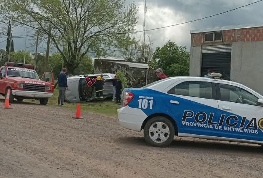 Una mujer de 86 años y su hija protagonizaron un vuelco