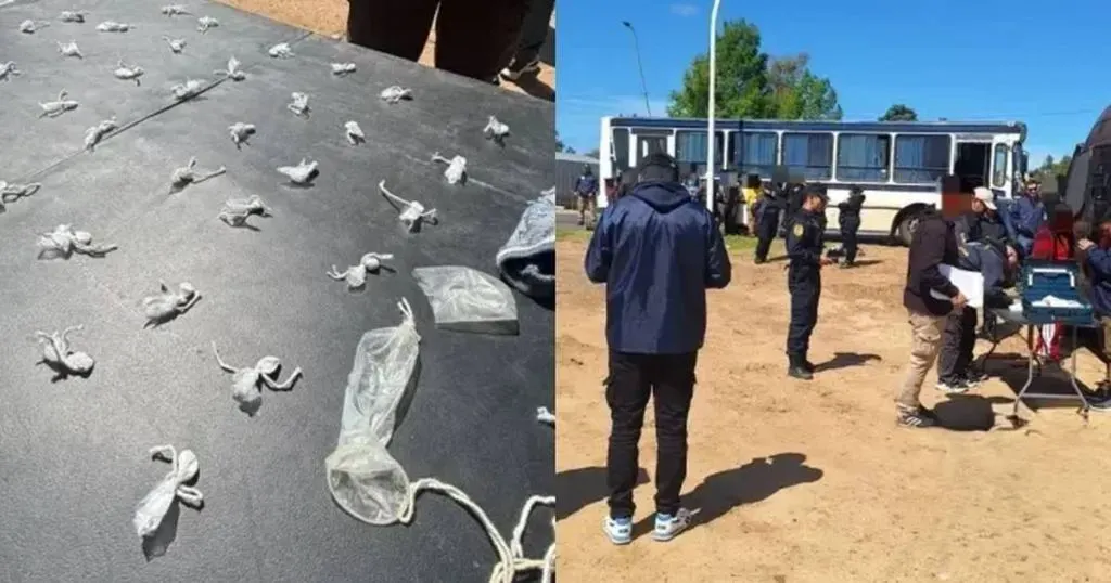 Una mujer metió cocaina en un preservativo y lo ocultó en su vagina
