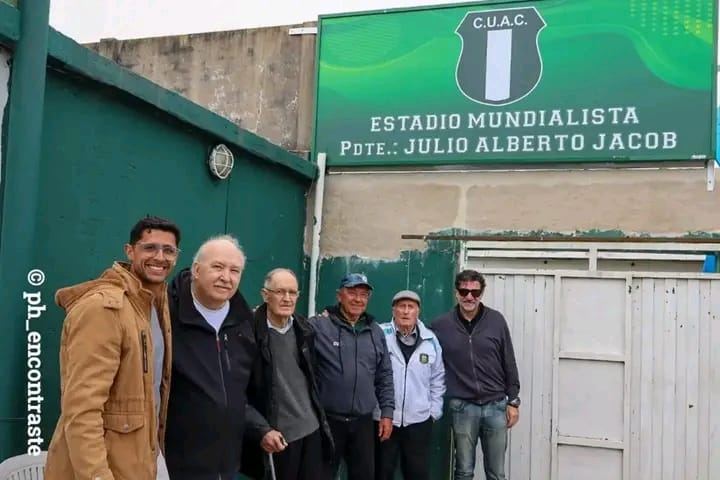 Unión Agrarios Cerrito: Inauguración de cartel luminoso