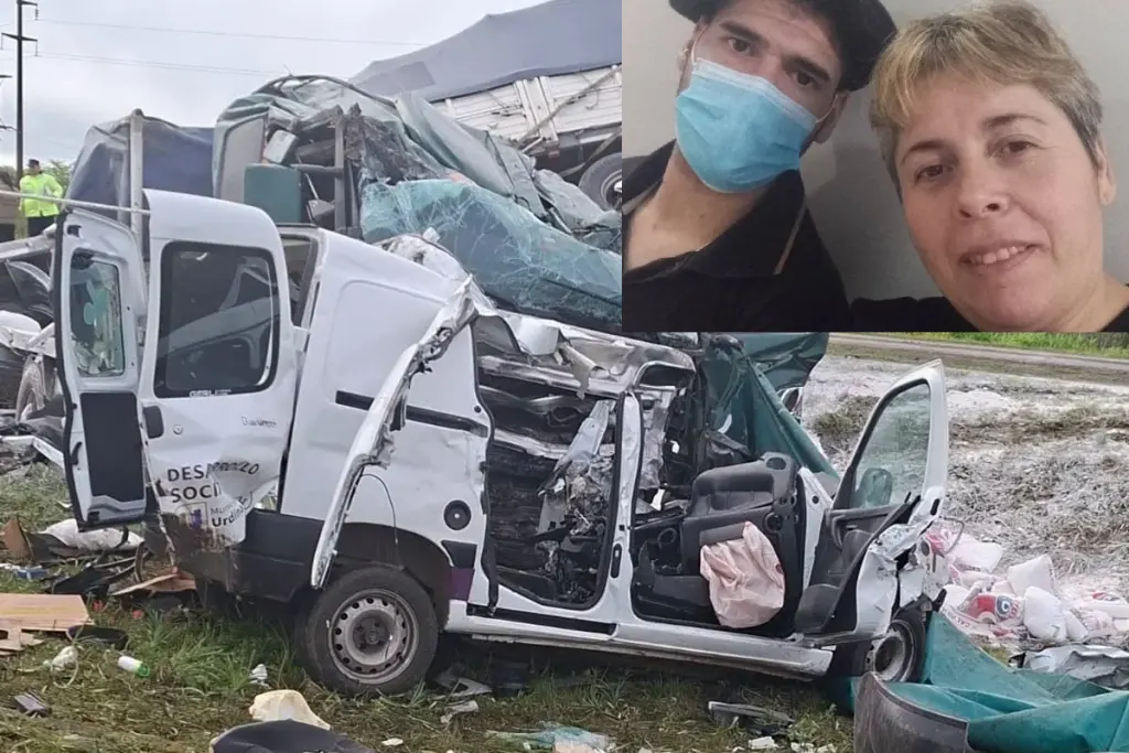 Urdinarrain de luto tras la muerte de tres vecinos en choque sobre Ruta 39