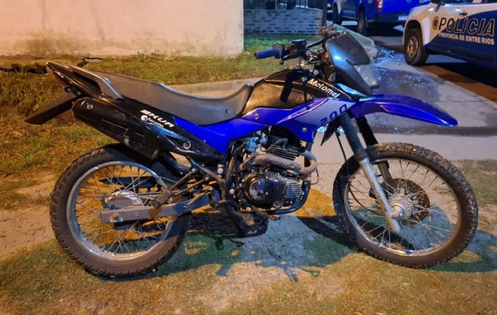 Vecinos detuvieron a ladrón de moto y personal policial recuperó otra entre pastizales