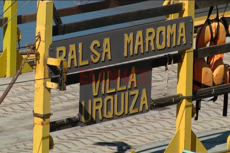 Villa Urquiza: suspendieron el servicio de la balsa La Maroma por la creciente