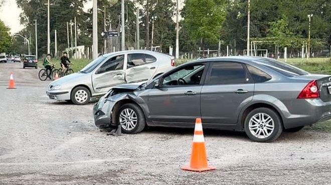 Violento choque en Crespo