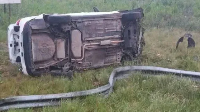 Volcó un auto en el cruce de las rutas 39 y 20 cerca de Basavilbaso