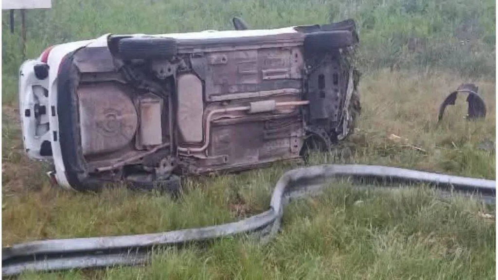 Volcó un auto en el cruce de las rutas 39 y 20 cerca de Basavilbaso