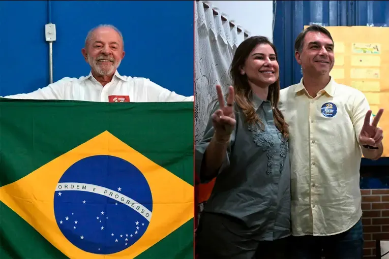 Votaron Lula da Silva y Flávio Bolsonaro en Brasil: fuertes declaraciones y expectativa por los resultados