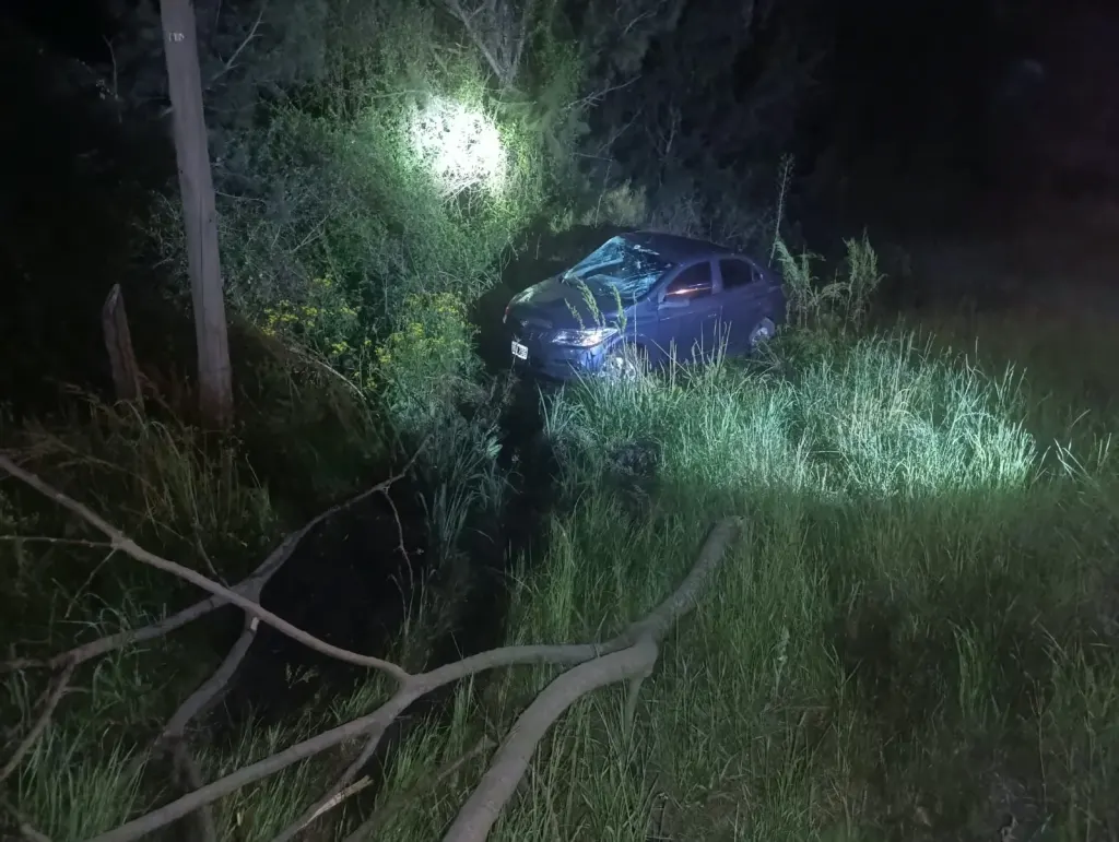 Vuelco con suerte: lesiones leves tras despiste en Chajarí.