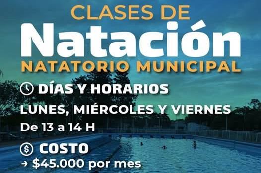 Vuelven las clases de natación al natatorio municipal